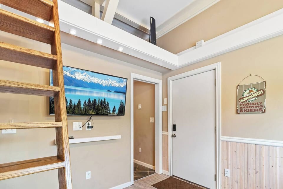 Second Bedroom with ladder leading to loft area