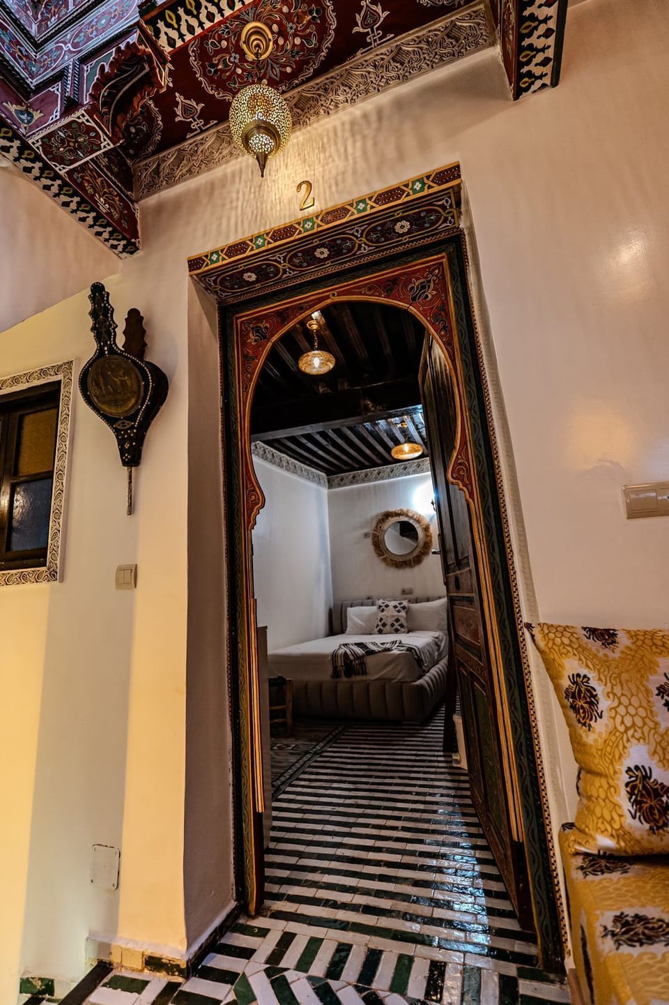 Deluxe Quadruple Room, Courtyard View | Laptop workspace, WiFi (free)