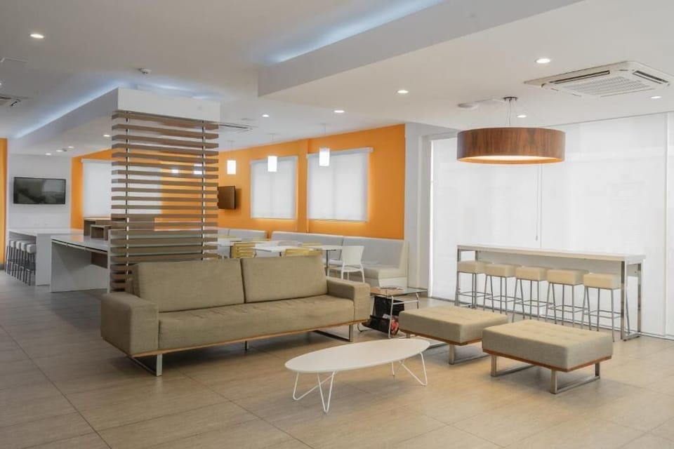 Lobby sitting area