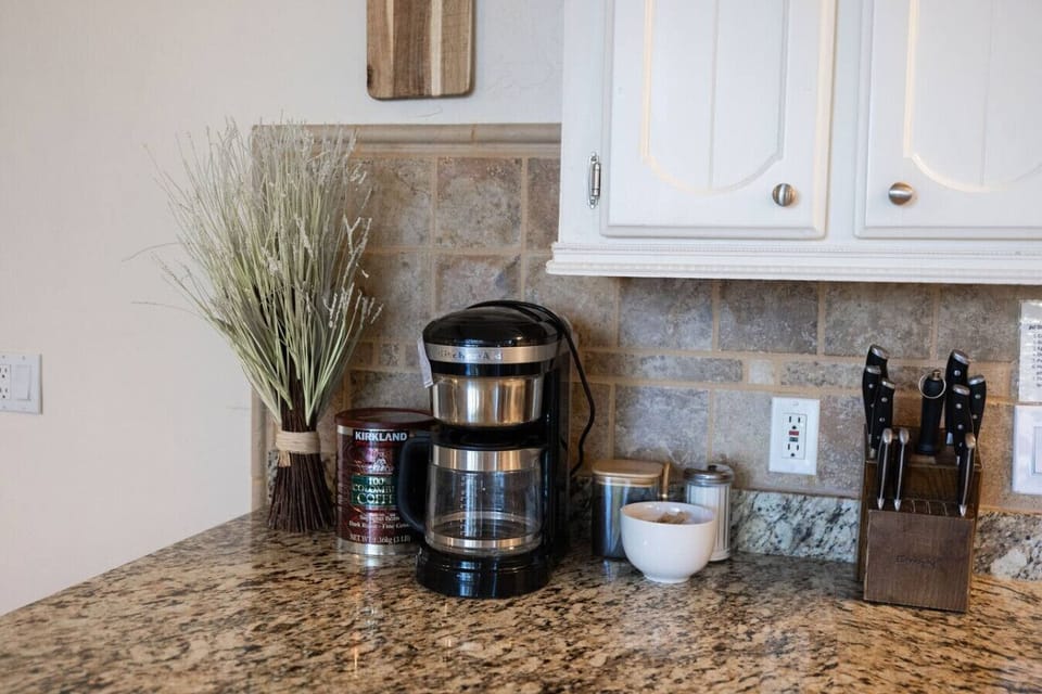 Fully stocked kitchen