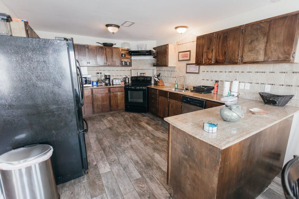 Whip up delicious meals in this charming kitchen