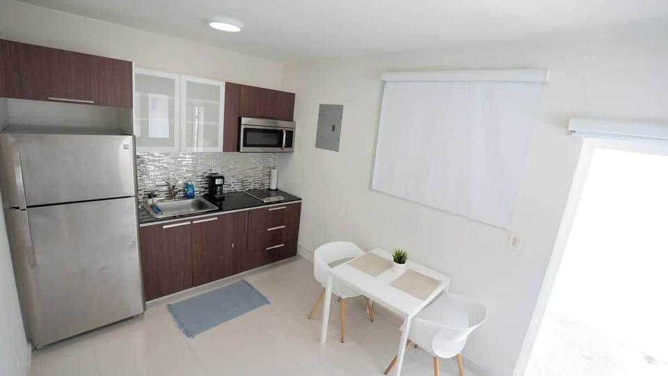 A well-equipped kitchen with everything needed for everyday meals.