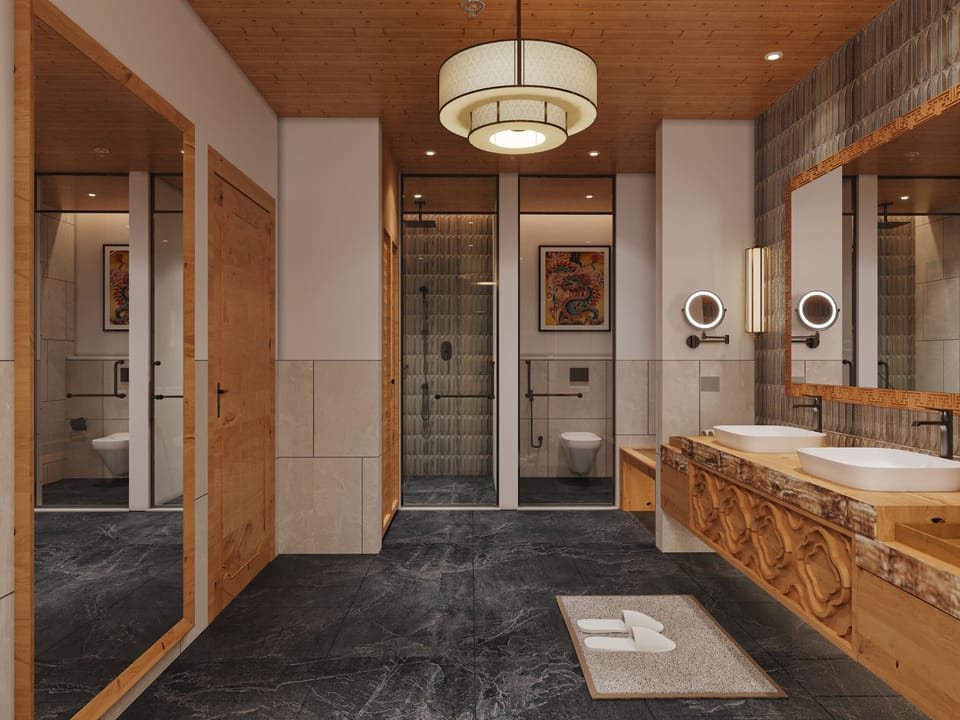 Grand Suite (Luxury) | Bathroom | Free toiletries, hair dryer, slippers, bidet