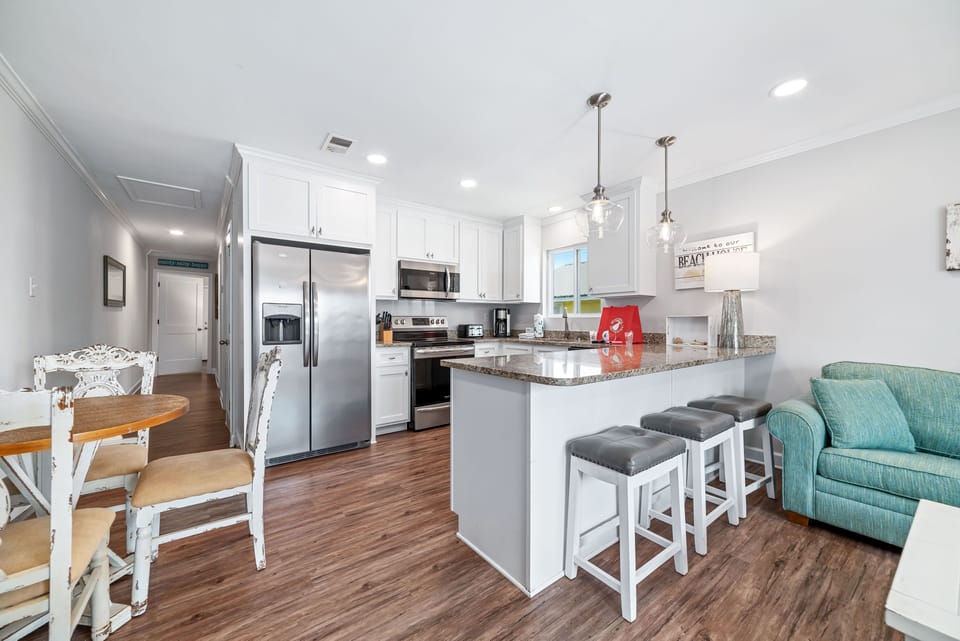 Dining and kitchen