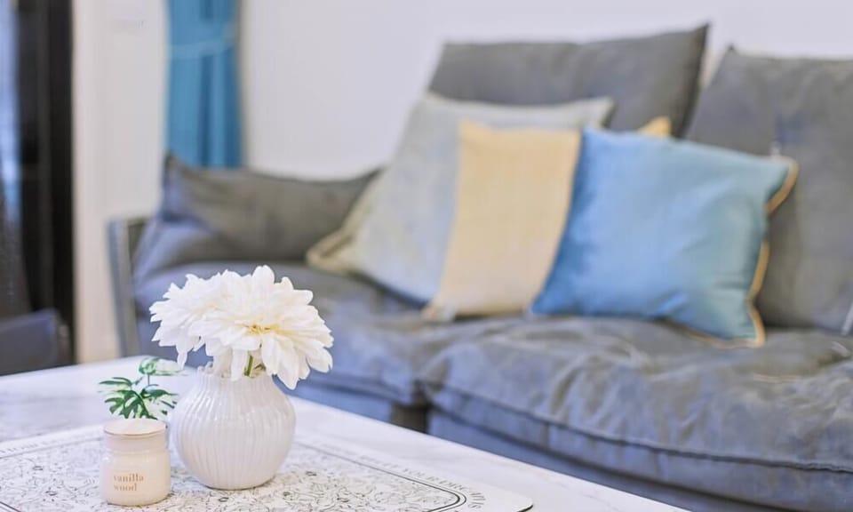 Bright and cozy living area