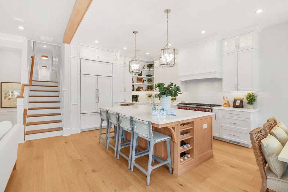 View of the kitchen area
