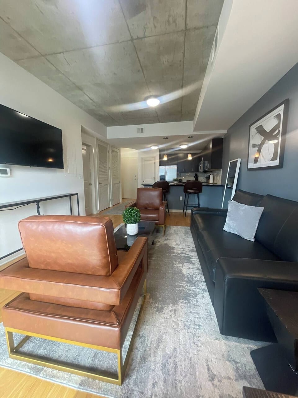 Waiting for you to relax in our premium furniture. Take your mind off of life and relax.
