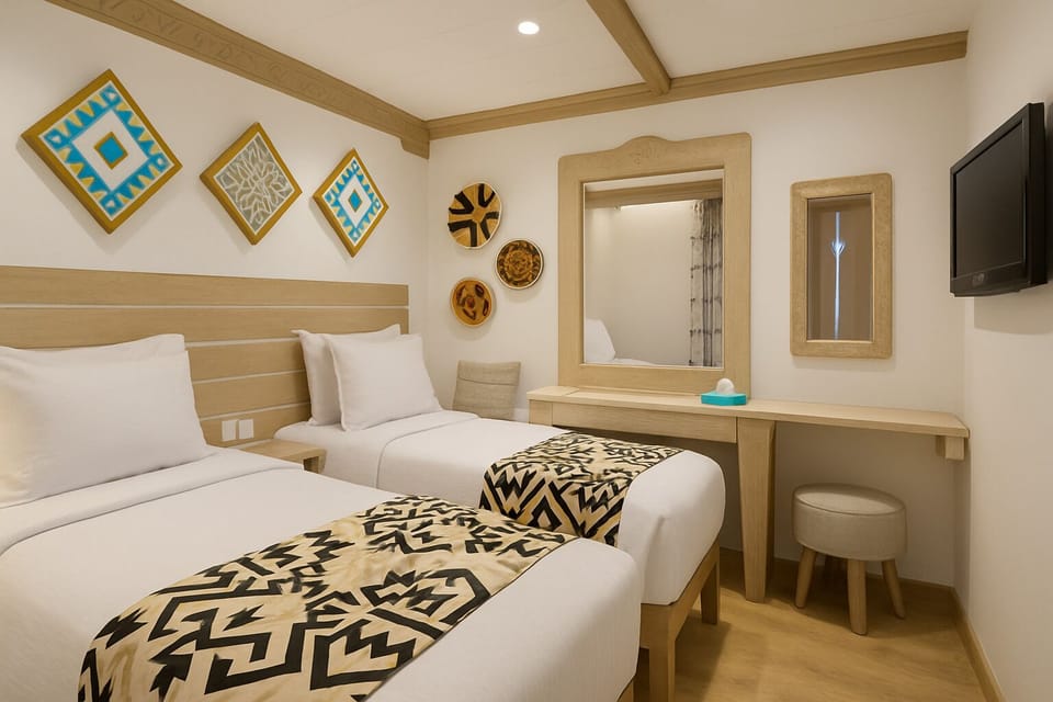 In-room safe, blackout drapes, soundproofing