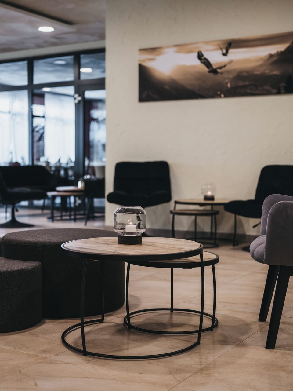 Lobby sitting area