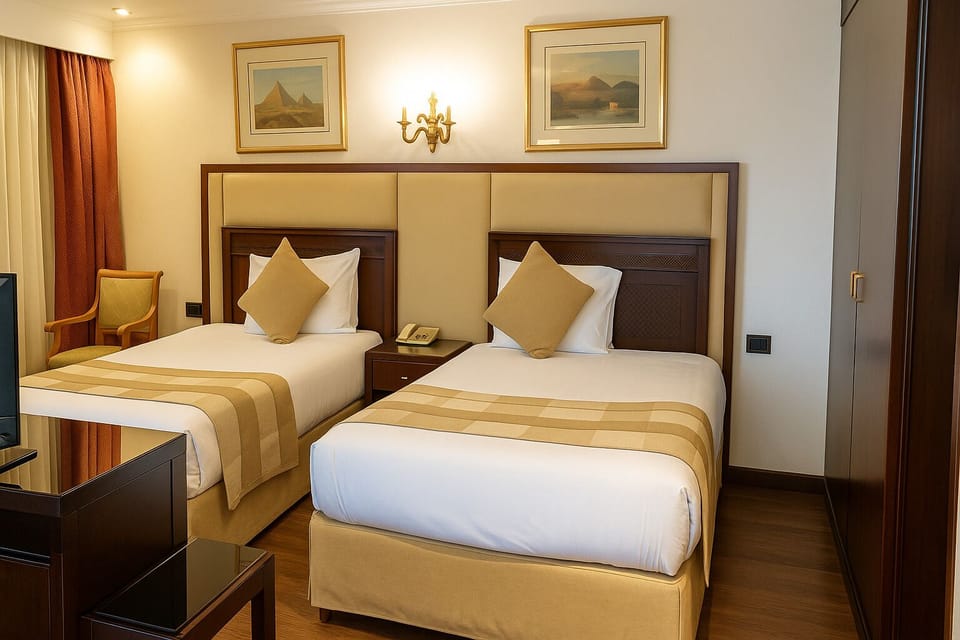 Deluxe Double Room, River View | In-room safe, blackout drapes, soundproofing
