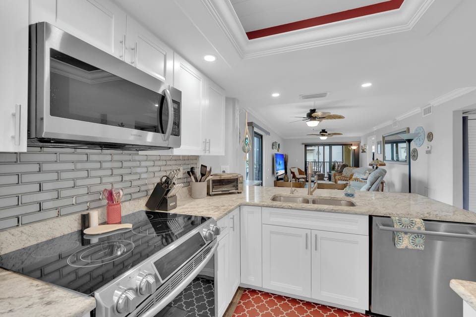 Nicely decorated kitchen