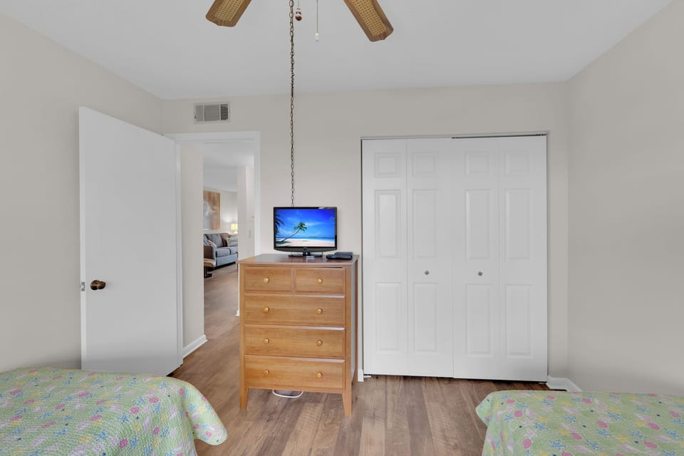TV in guest bedroom