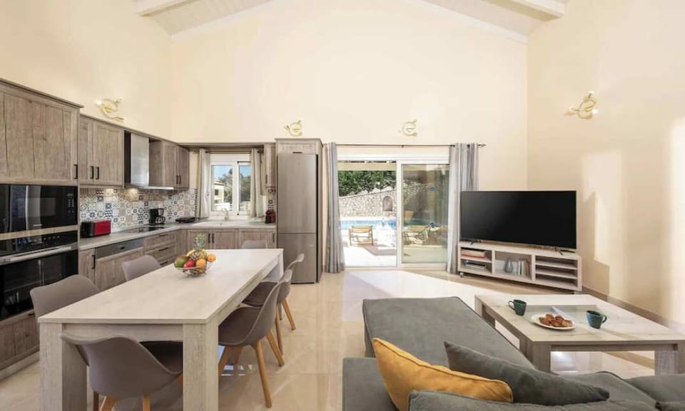 Open-Plan Kitchen with Full Facilities for Seamless Meal Prep