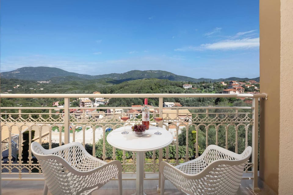 Scenic Outdoor Lounge with Panoramic Terrace View
Comfortable seating overlooking the mountains — a perfect spot to enjoy sunsets, wine, and unforgettable evenings spent outdoors.