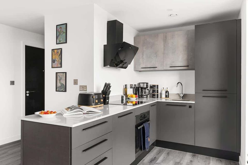 A bright, functional kitchen ready for home-cooked meals and shared moments.