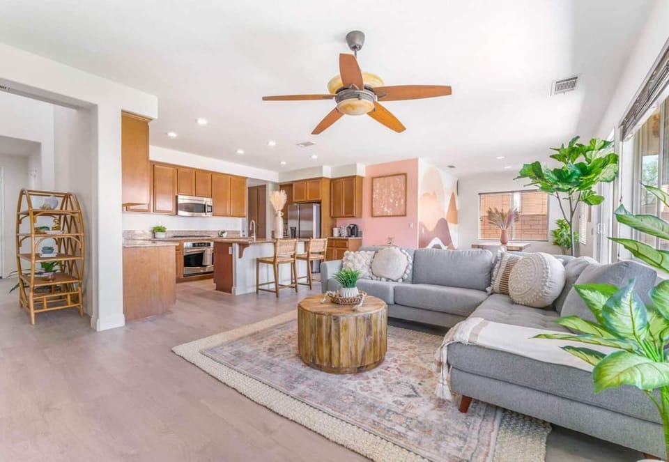 Savor your meals in a dining room that pairs rustic charm with modern design, a perfect space for both feasts and heartwarming conversations.