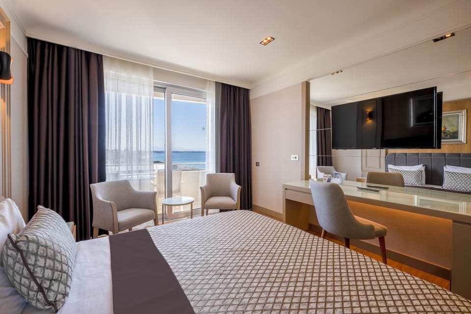 Standard Double Room, Side Sea View | View from room