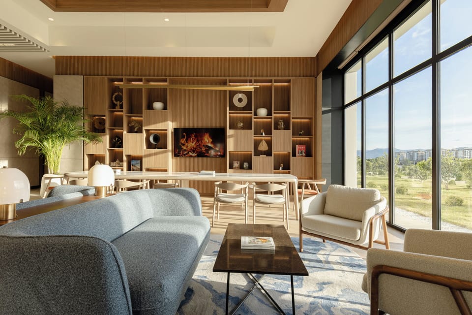 Lobby sitting area