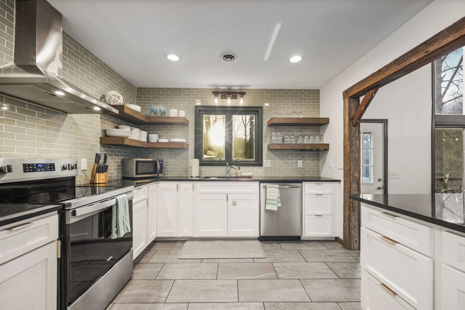 Beyond the basics - fully equipped kitchen designed for guests who love to host