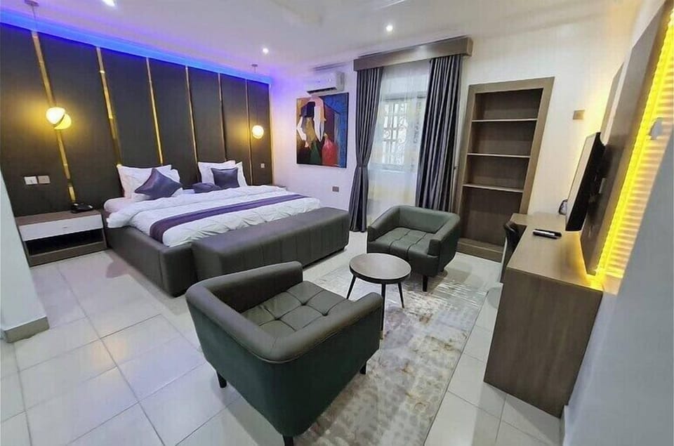 Economy Apartment, Balcony, City View | Desk, laptop workspace, blackout drapes, soundproofing