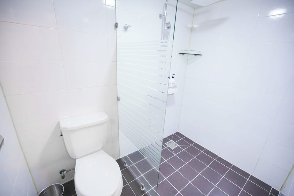 Standard Double Room | Bathroom | Hair dryer, towels, soap, shampoo
