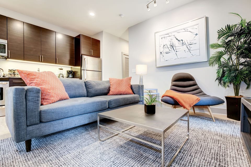 Stylish lounge area