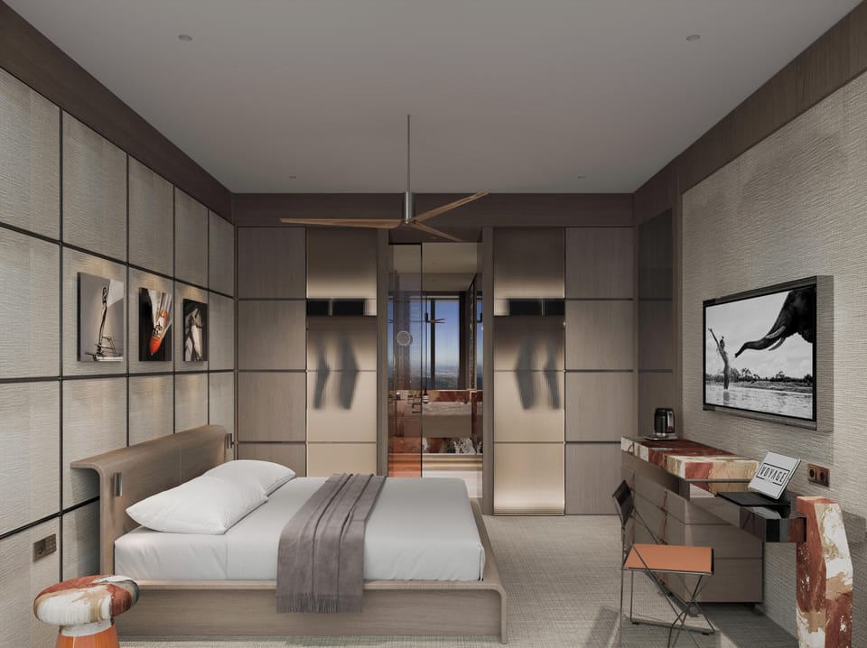 Premium bedding, minibar, in-room safe, soundproofing