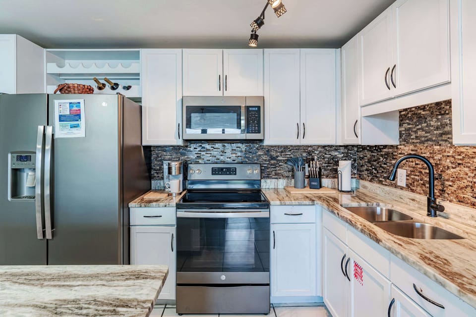 Open-concept kitchen made for cooking and connection