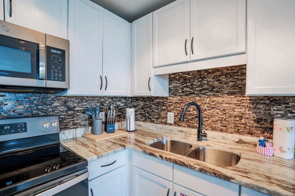 Open-concept kitchen made for cooking and connection