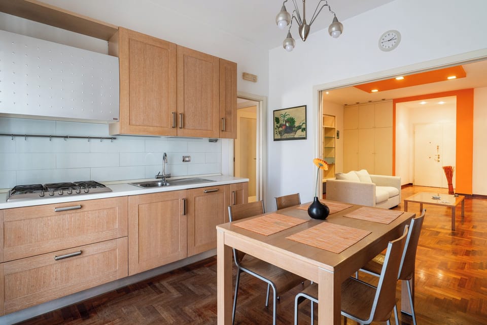 Apartment, Balcony | Private kitchen