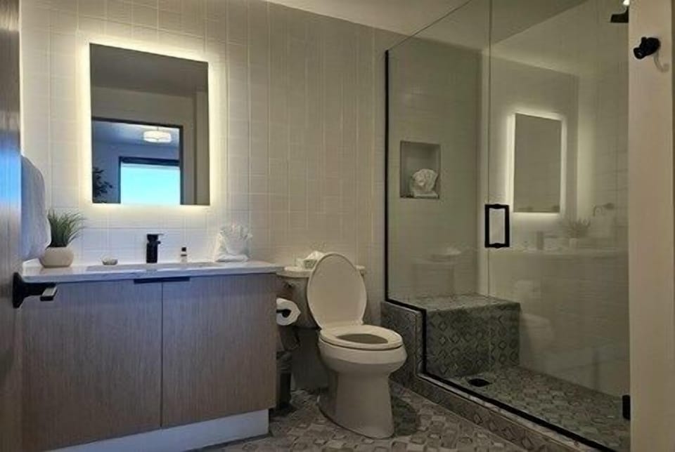 Indoors, Bathroom, Room, Toilet, Person