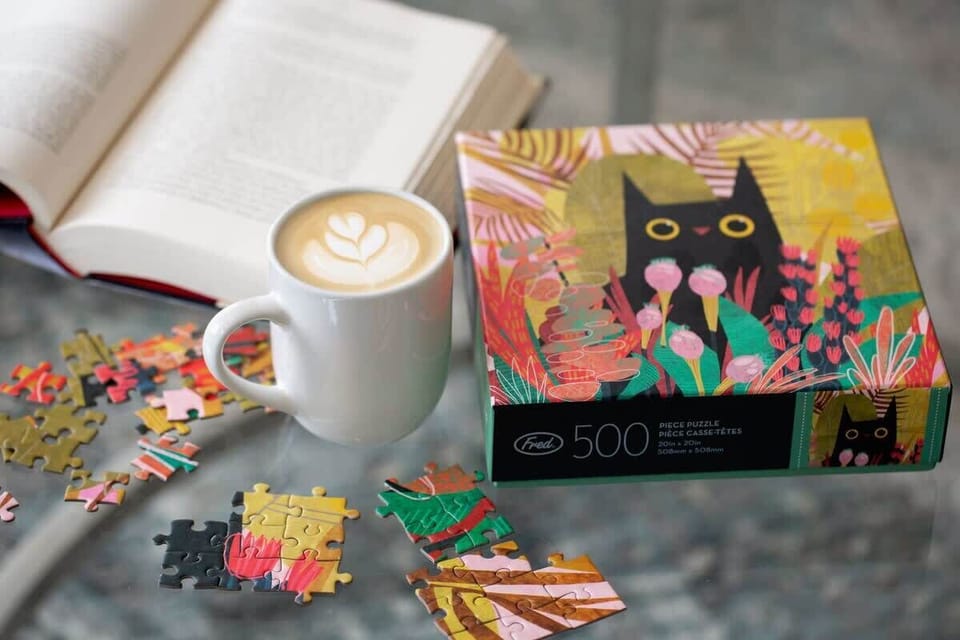 Enjoy slow mornings with a warm drink and a fun puzzle waiting on the table. It’s a simple, cozy touch that makes downtime relaxing and memorable for every guest.