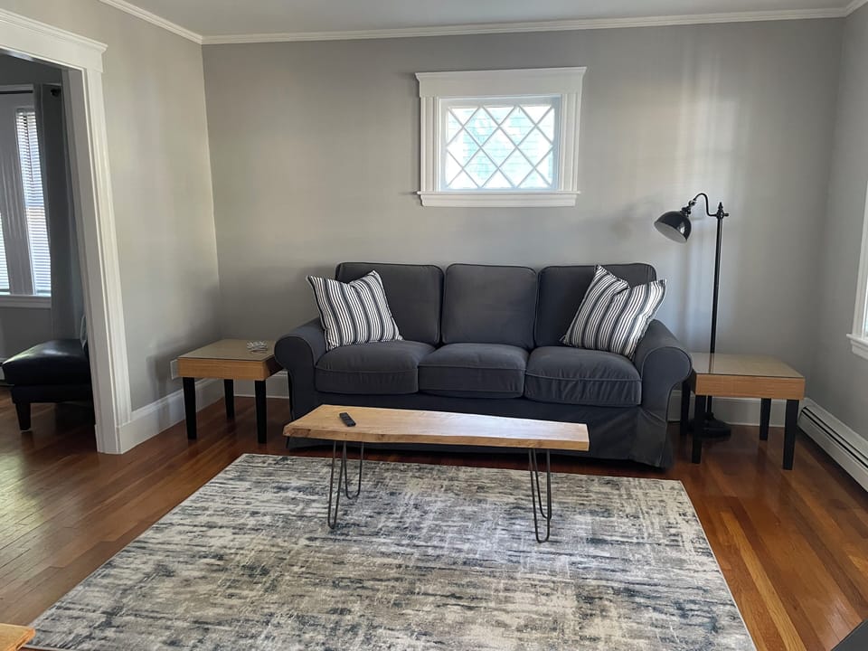 A comfy retreat with a 50" smart TV to stream your favorites.