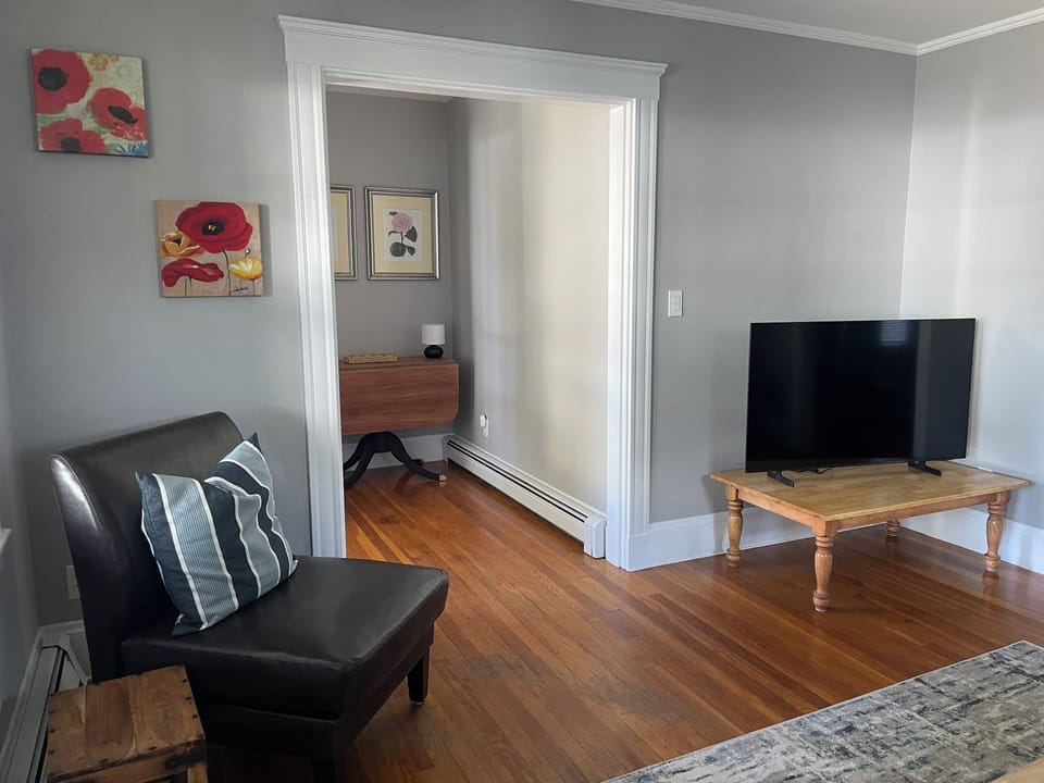 A comfy retreat with a 50" smart TV to stream your favorites.