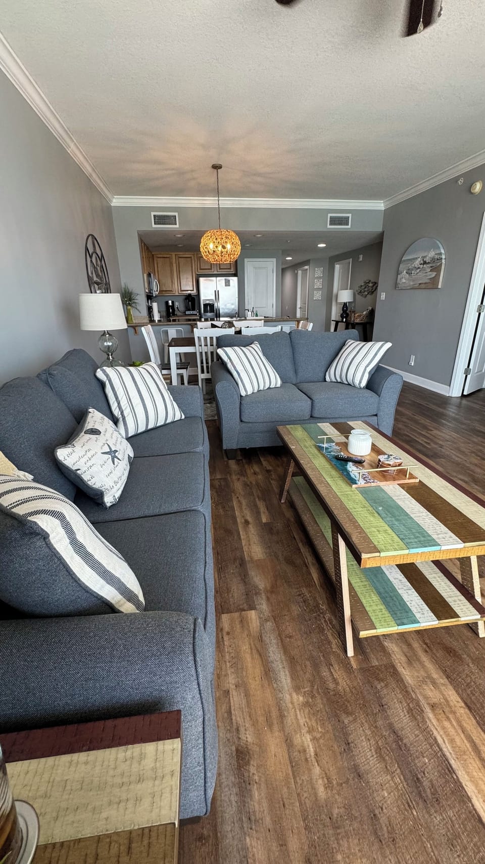 New sofa and loveseat with pullout queen bed