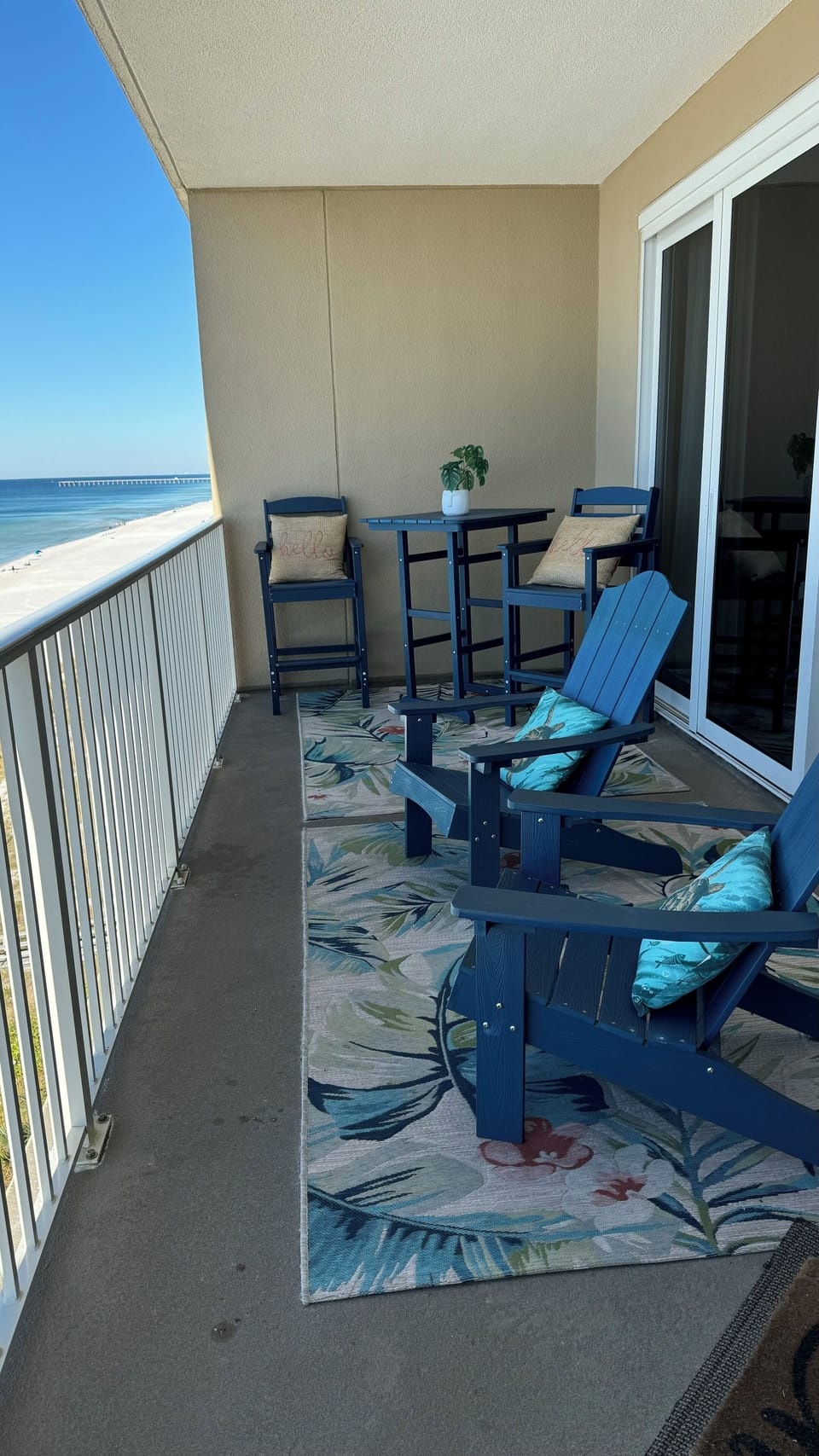 New balcony furniture
