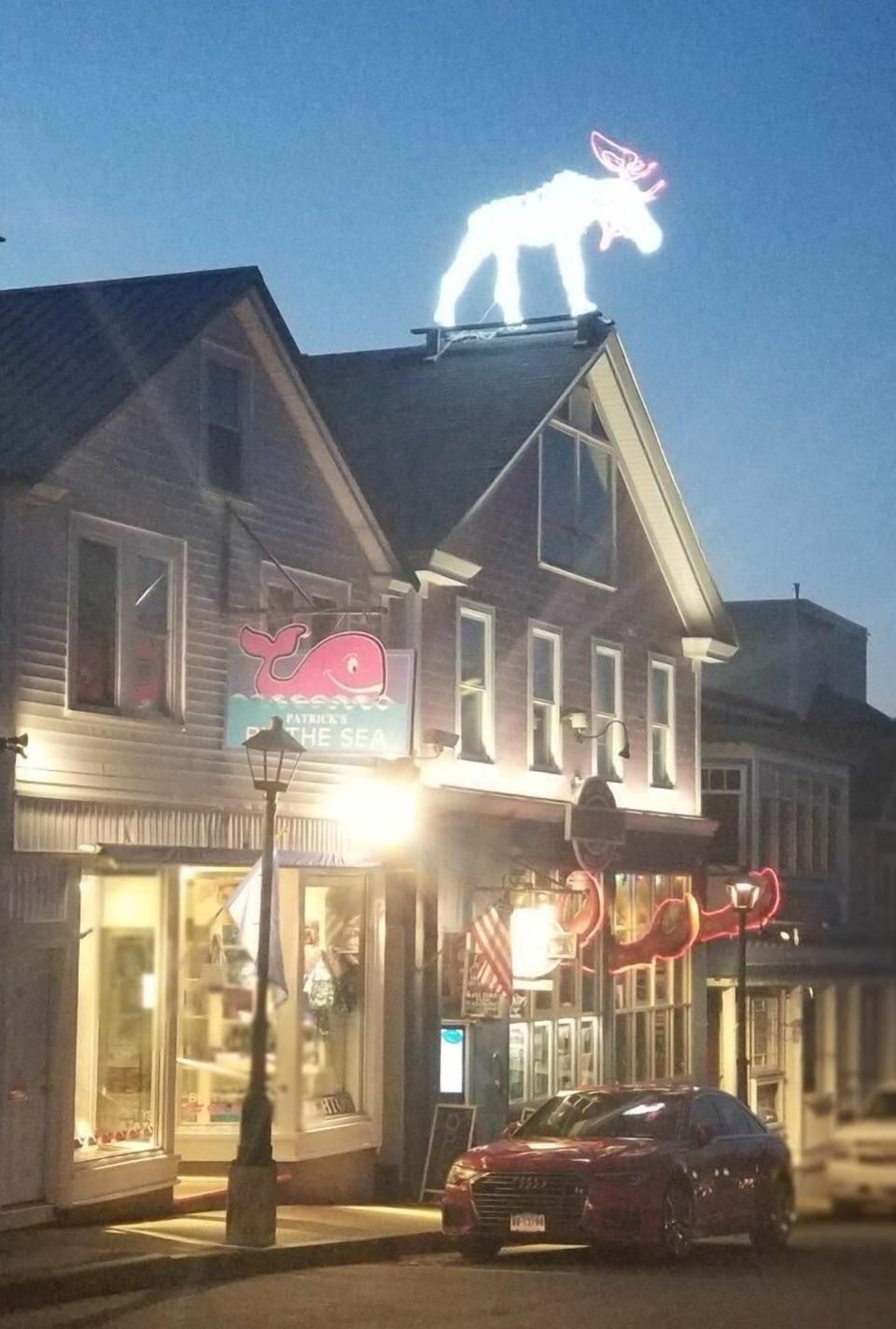 Bar Harbor Village is a short walk away
