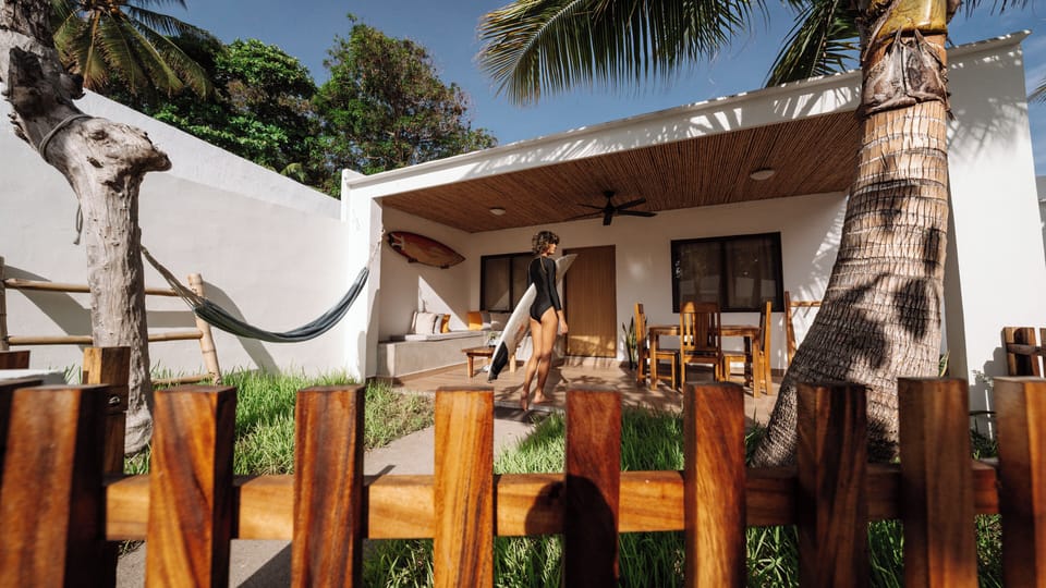 Private patio and terrace, perfect for enjoying El Salvador's weather