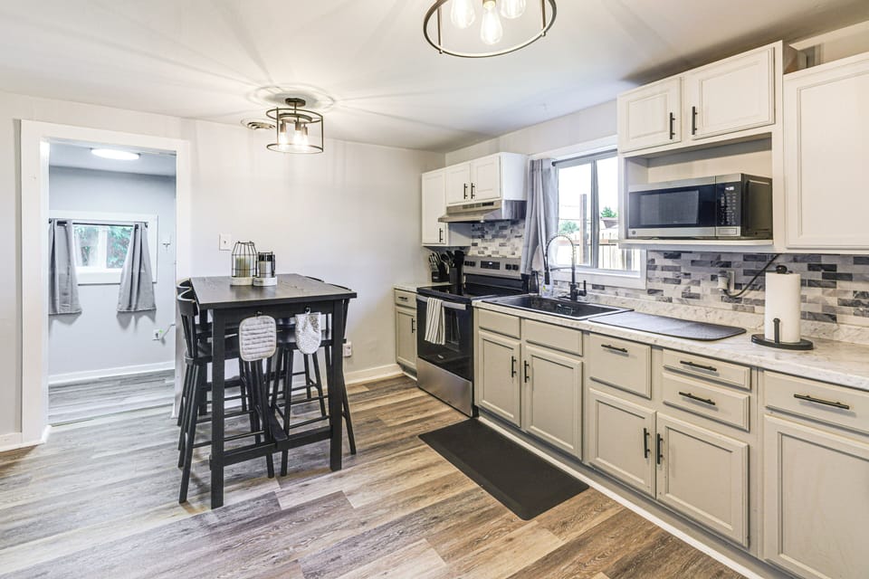 Kitchen & Dining Area | 1st Floor | Keurig Coffee Maker