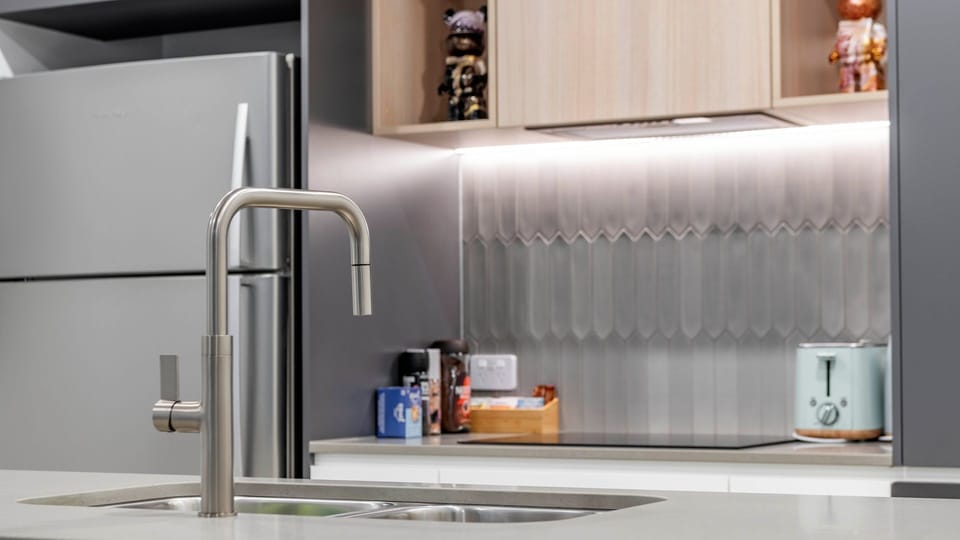Fully equipped modern kitchen