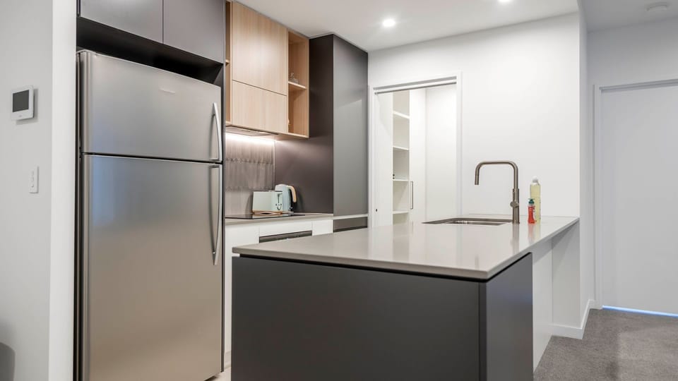 Contemporary kitchen with quality appliances