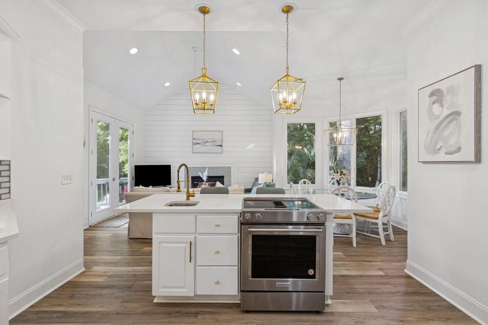 Equipped with both Keurig and standard coffee makers to start your mornings right