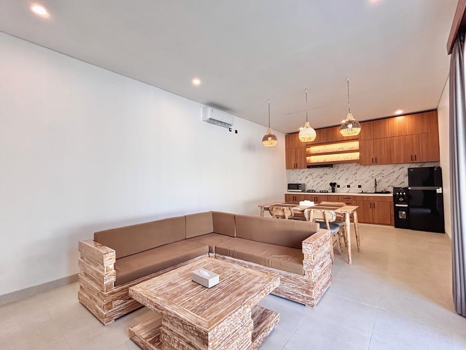 Luxury Villa, 2 Bedrooms, Pool View, Garden Area | Living area | 32-inch flat-screen TV with digital channels