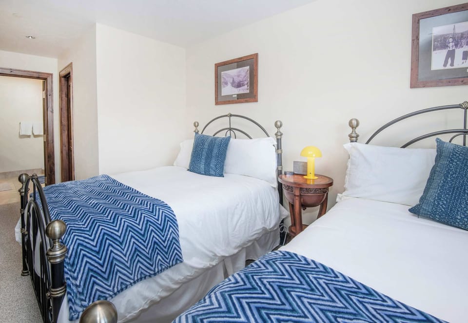 Bedroom 3: 2 full beds, closet, Smart TV