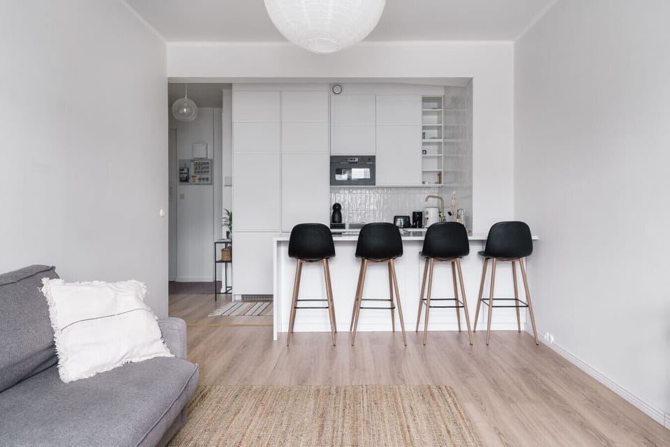 Open-plan kitchen seamlessly connected to the living area.
