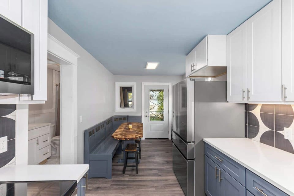 Kitchen and dining area