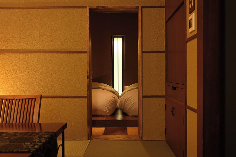Special Room with Open-Air Bath Asebi 206, Non Smoking | Hypo-allergenic bedding available, down comforters, in-room safe