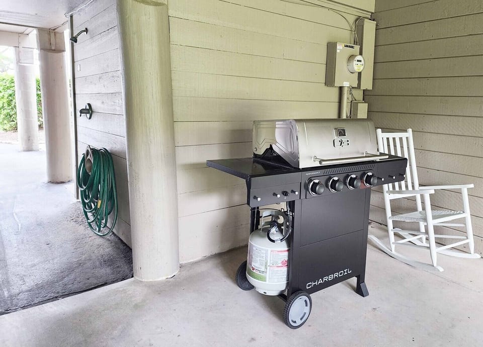 Grill and Outside Beach Shower