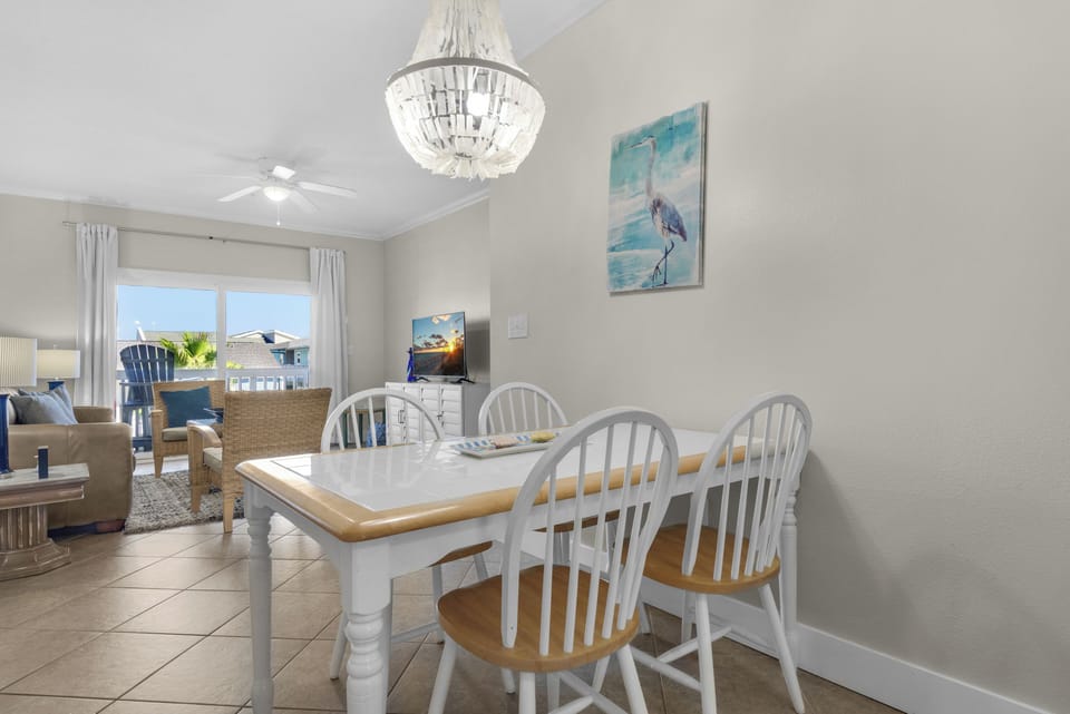 Dining and living area