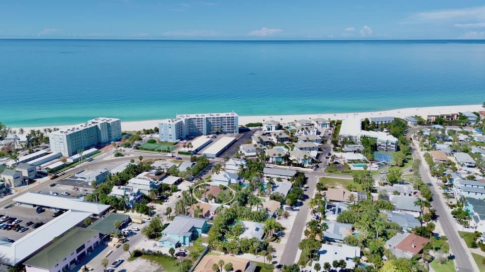 Stunning aerial view of the property